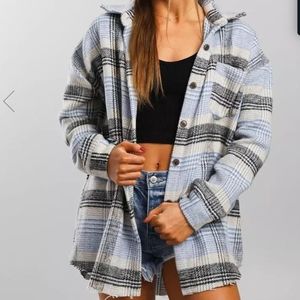 Brushed Flannel Shacket
